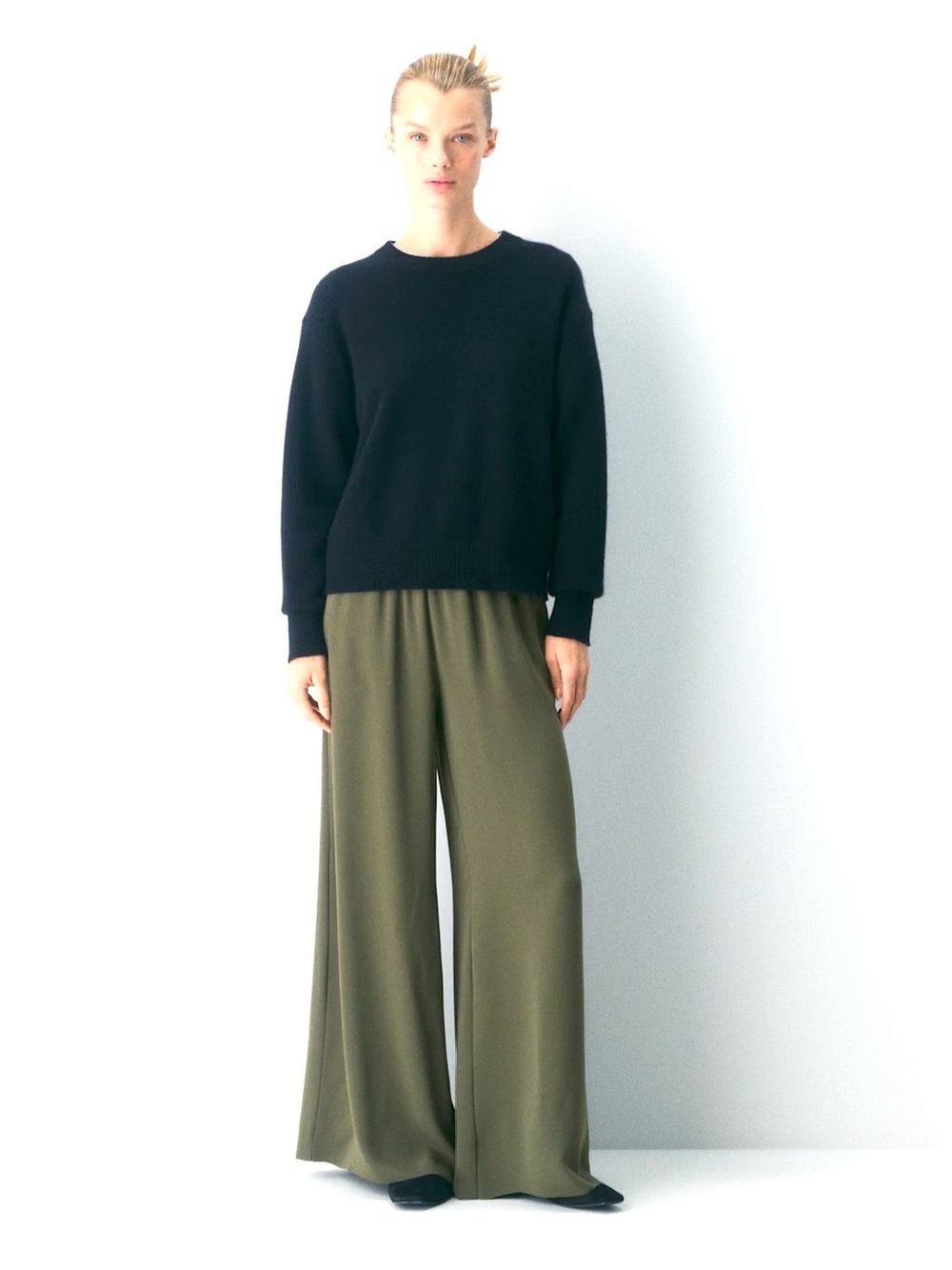 OFFLINE Palazzo Pant, olive green